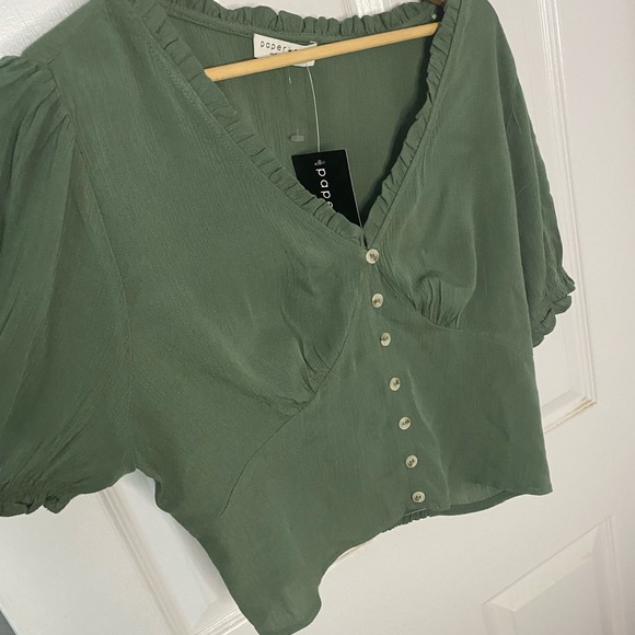 Paper Crane Crop Top - Picture 3 of 6